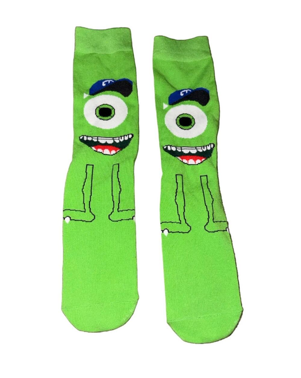 Mike Wazowski Monsters Inc Pixar Disney Crew Socks Unisex